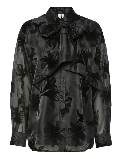 YAS Yaslingu Ls Shirt - Black - 42