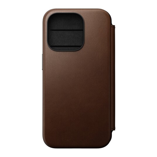 Nomad Iphone 15 Pro Etui Modern Leather Folio Brun Nomad Iphone 15 Pro Etui Modern Leather Folio Brun