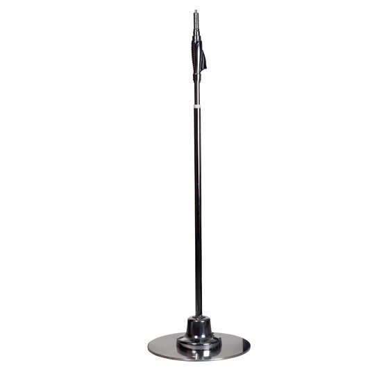 Alecto MS 350 Mikrofonstativ 3/8" 105 163 cm Krom