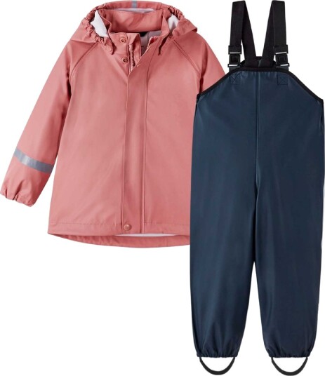 Reima Kids' Rain Outfit Tihku Rose blush 116 cm