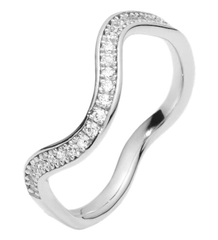 Maria Black Rose Ring Ring Sølv  female 48