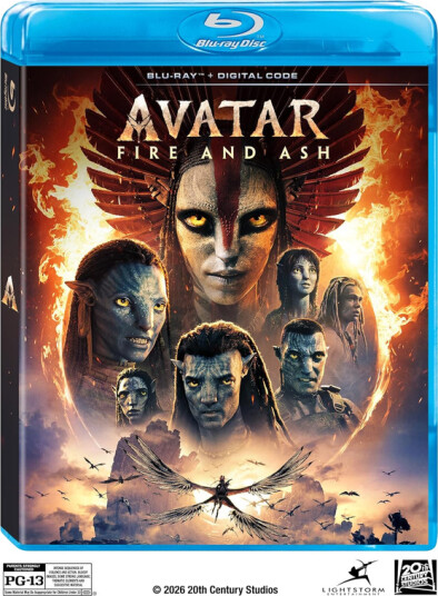 Avatar 3: Fire And Ash Bluray