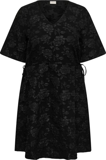 Kaffe Curve Kccamina Dress BLACK DEEP 54 Kaffe Curve Kccamina Dress BLACK DEEP 54