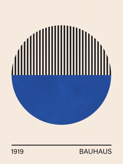 Plakat Bauhaus 1919