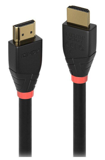 Lindy 20 m HDMI-kabel 2.0 med 4K-støtte og gullkontakter