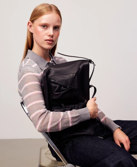 Adax Messina Shoulder Bag Mille   Black   ONE SIZE