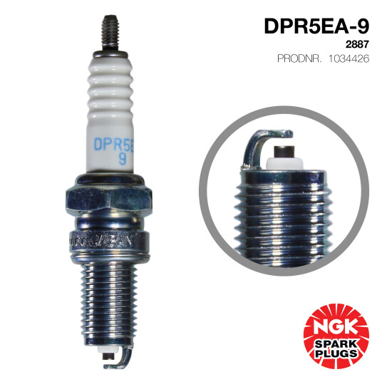 NGK Tennplugg DPR5EA 9 NGK Tennplugg DPR5EA 9