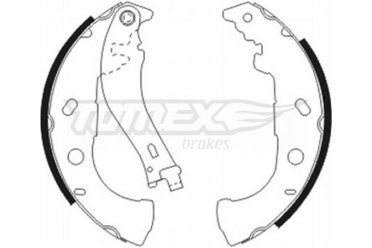 Bremsesko sett TOMEX Brakes TX 20 52 Bremsesko sett TOMEX Brakes TX 20 52