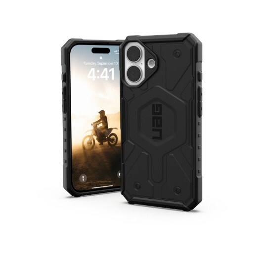 Urban Armor Gear Pathfinder, Omslag, Apple, Iphone 16, 15,5 Cm (6.1"), Svart