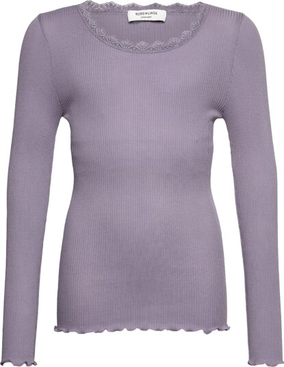 Rosemunde Kids Rkbalta Modal Ls Lace T Shirt Purple 164