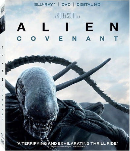 Alien: Covenant Bluray