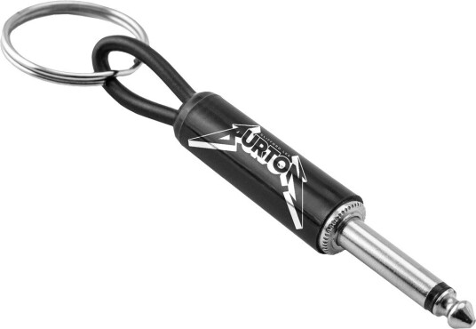 Cliff Burton  Guitar Plug Keychain  Cliff Burton Logo