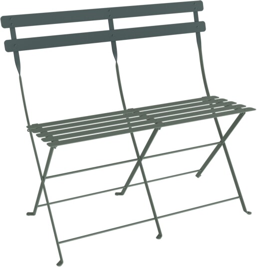 Fermob Bistro 2 Seater Ottoman Storm Grey Utendørs Krakker Og Puffer Grå Metall Fermob Bistro 2 Seater Ottoman Storm Grey Utendørs Krakker Og Puffer Grå Metall