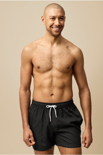 Ellos Collection Badeshorts Cal Svart