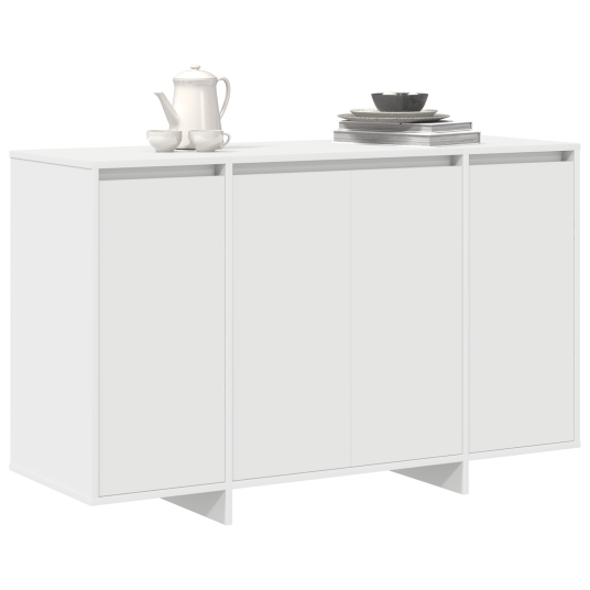 Serviesskap Hvit 120 x 41 x 75 cm Konstruert tre Serviesskap Hvit 120 x 41 x 75 cm Konstruert tre