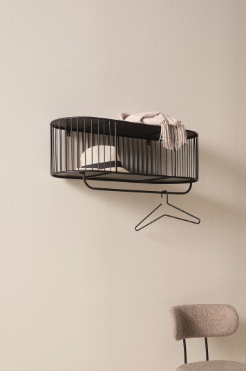 Jotex Hattehylle Svart LONDON 1679386010