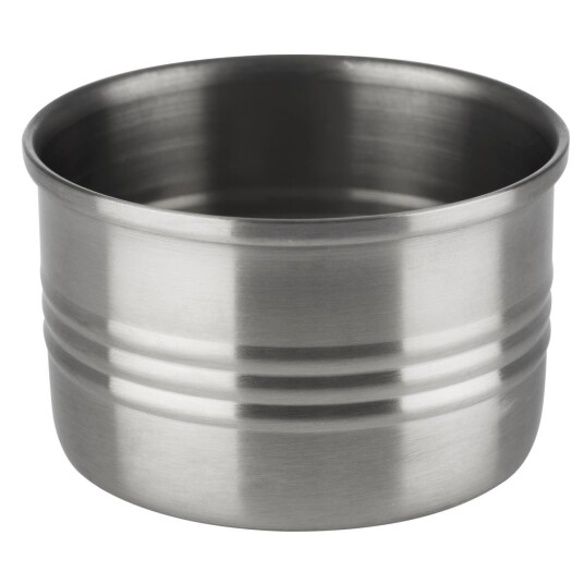 APS Snackboks; 0.12 l 6.5x4 cm (ØxH); Stålgrå; Rund