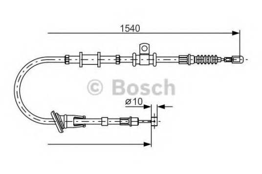 Bremsewire BOSCH 1 987 482 065 Bremsewire BOSCH 1 987 482 065