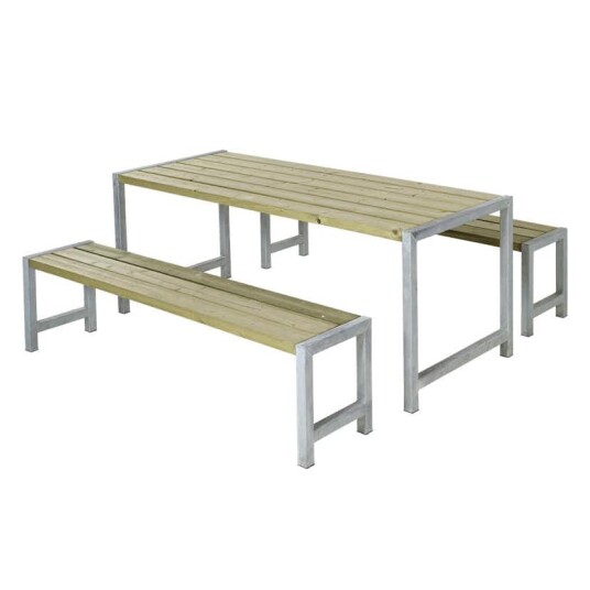 Benkesett PLUS Trykkimpregnert tre Benkesett PLUS Trykkimpregnert tre