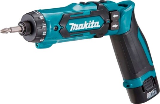 Makita Drill DF012DSE Med Batteri 7,2 v 5-6 mm