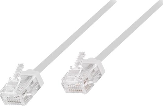 LogiLink Patch Cable Cat.6A U/UTP Slim High-Flex, white 1,00 m