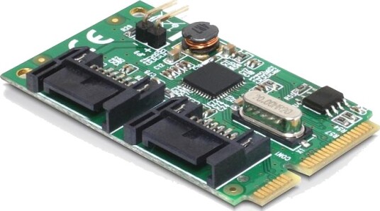 Delock MiniPCIe SATA 2 Port 95233