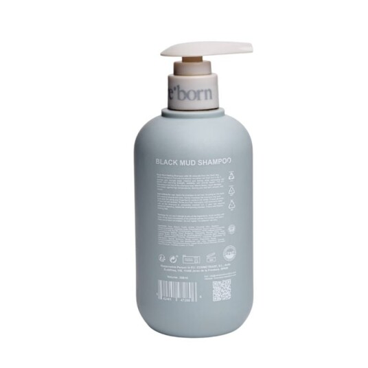 Reborn Black Mud Sjampo 300 ml - Helbredende Mineralrik Formulering