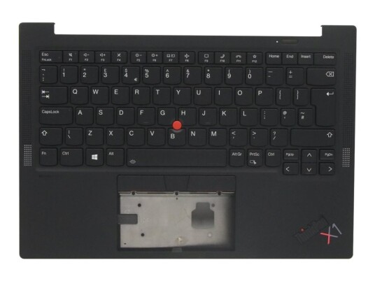 Sunrex - Erstatningstastatur For Bærbar Pc - Med Trackpoint - Bakbelysning - Storbritannia - Med Toppdeksel - For Thinkpad X1 Carbon Gen 9 20Xw, 20Xx