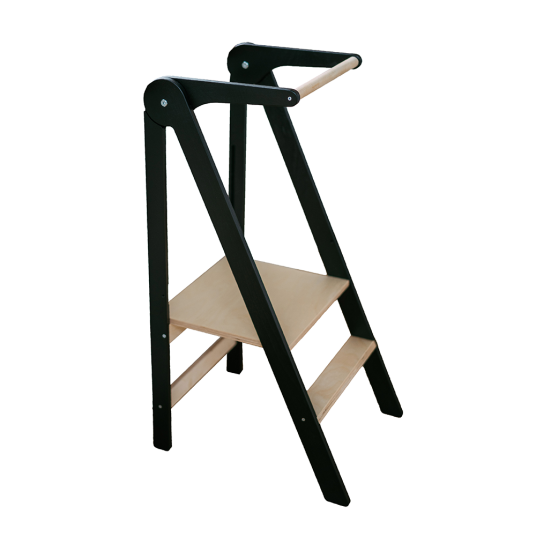 leg&go Sammenleggbar kjøkkenhjelper med avtagbar bøyle Sort leg&go Sammenleggbar kjøkkenhjelper med avtagbar bøyle Sort