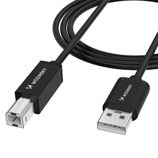 Wozinsky Usb-b Til Usb-kabel 480mb/s 2m Svart