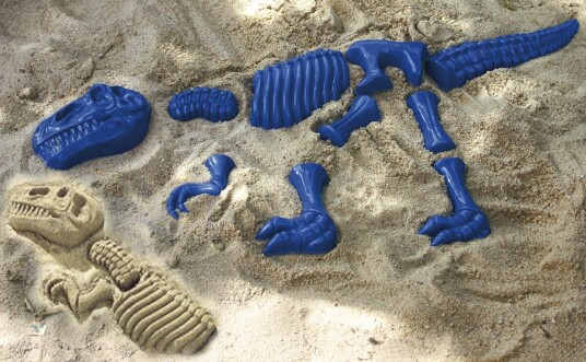 eduplay Sandformer Dinosaur-skjelett 10 deler