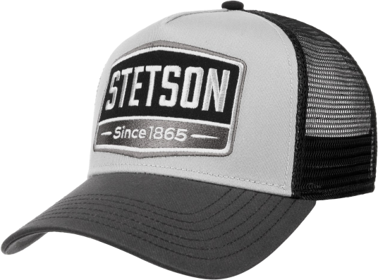 Stetson Highway Trucker Cap Grey/Black OneSize