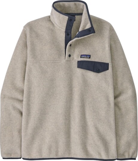 Patagonia M"s LW Synch Snap T P/O Oatmeal Heather w/Smolder Blue Oatmeal Heather w/Smolder Blue S