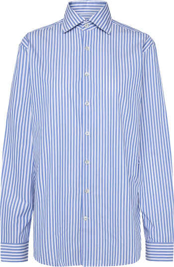 Lindbergh Striped Dress Shirt L/S Blue S