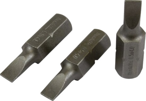 Makita B-23519, 3 Stykker, Kors, 1/4", Sl0.5X4,0, 25 Mm