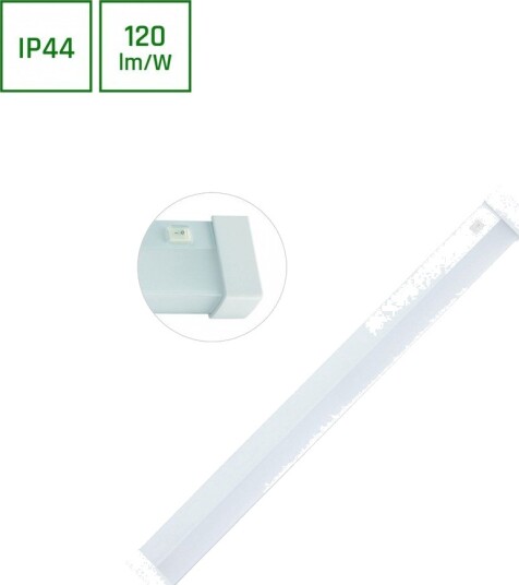 Spectrum 60cm 15W Aquatica LED armatur   IP44 firkantet til baderommet eller kjøkkenet   Dimbar : Ikke dimbar Kulør : Nøytral