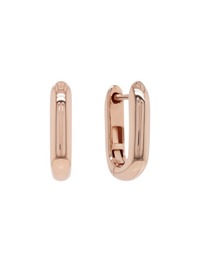 MARMARA STERLING Goldplated Link Earrings |Rosa |One Size