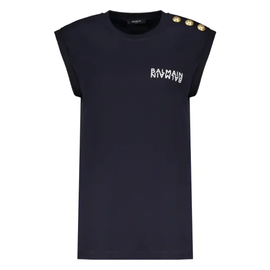 Balmain Dame Topper Blå S,