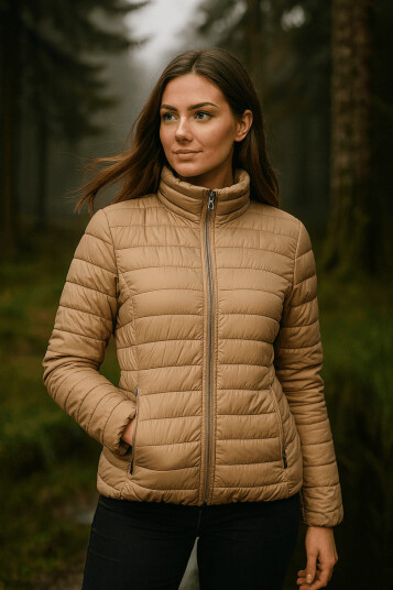 Geo Norway Hildre Jakke Dame Taupe XL