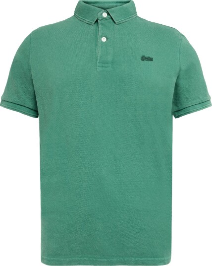 Superdry Classic Pique Polo LIGHT FERN GREEN L