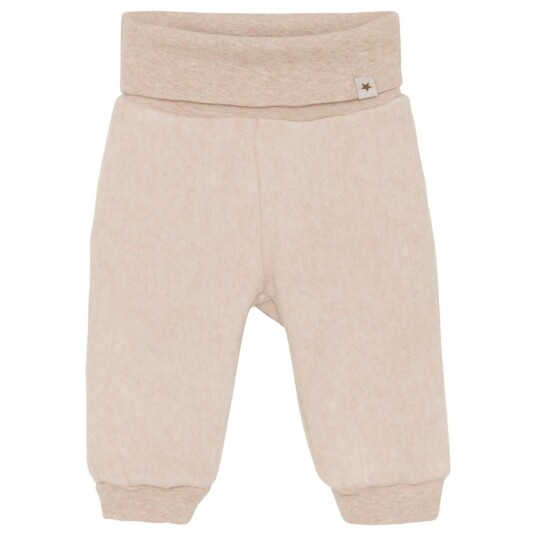 Huttelihut pants cotton fleece – camel melange 68