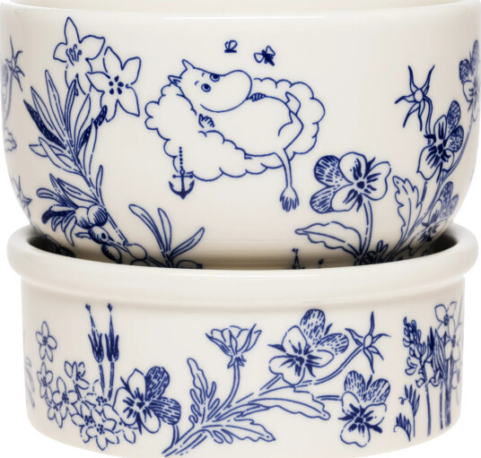 Moomin Arabia Mummi Haru plantekrukke 13,5x12 cm