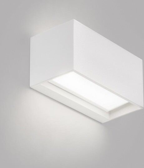 Vegglampe LIGHT POINT Linea W1 dimmbar Hvit Stue Aluminium Design 15 6.5 Hvit