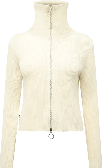 Planet Nusa Glacier1 Zip Knit Cream XL