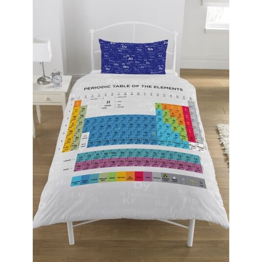 Generic Periodic Table Duvet Cover Set Generic Periodic Table Duvet Cover Set
