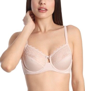 sassa BH Beautiful Classic Underwired Bra Beige polyamid C 75 Dame