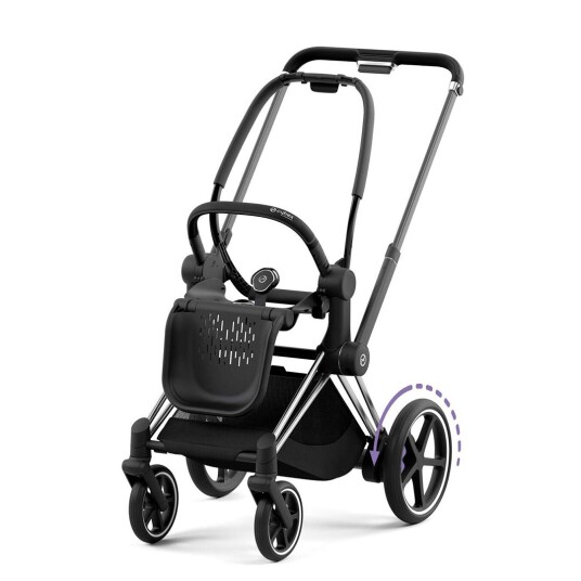 CYBEX Ny! Cybex Barnevogn Platinum Line EPriam Sportsvogn Deep Svart/chrome Svart CYBEX Ny! Cybex Barnevogn Platinum Line EPriam Sportsvogn Deep Svart/chrome Svart