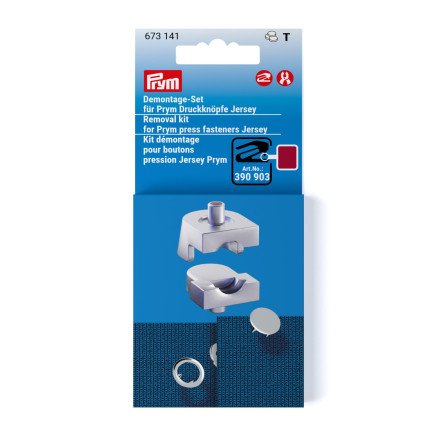 Prym Avmonteringssett for Jersey Trykknapp 8 + 10 mm