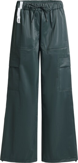 Rains Cargo Rain Pants Wide W3 Green S Rains Cargo Rain Pants Wide W3 Green S