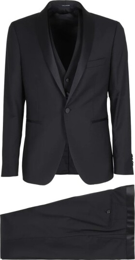 Tagliatore Herre Dress Blå M,